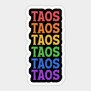 TAOS NEW MEKSIKO Sticker